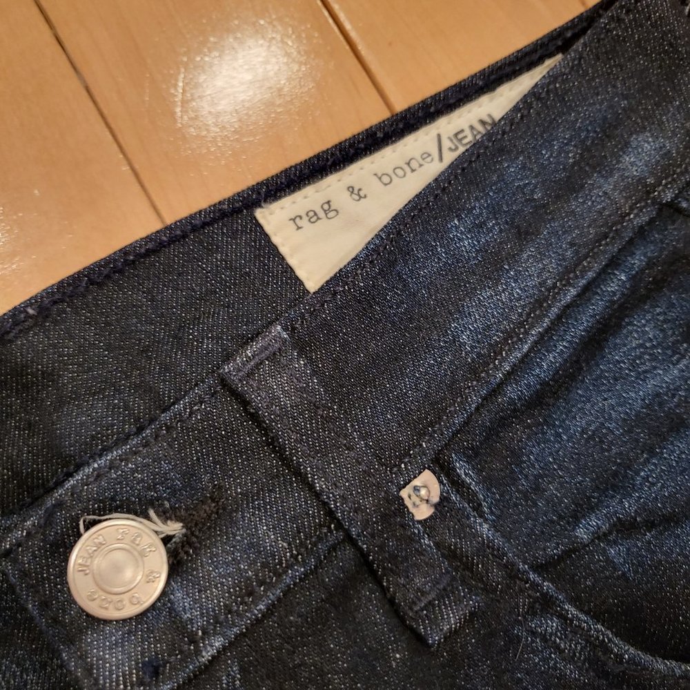 Rag&Bone Skinny Jeans with Side Zippers Size 25